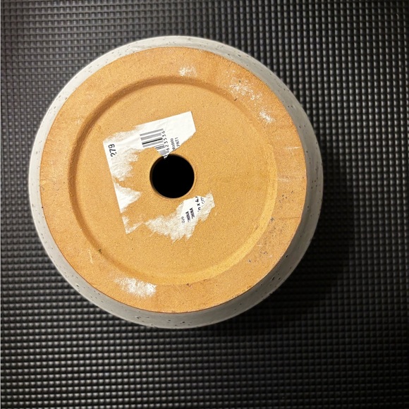 6” Speckled Pink and Cream Ceramic Planter - Picture 5 of 5